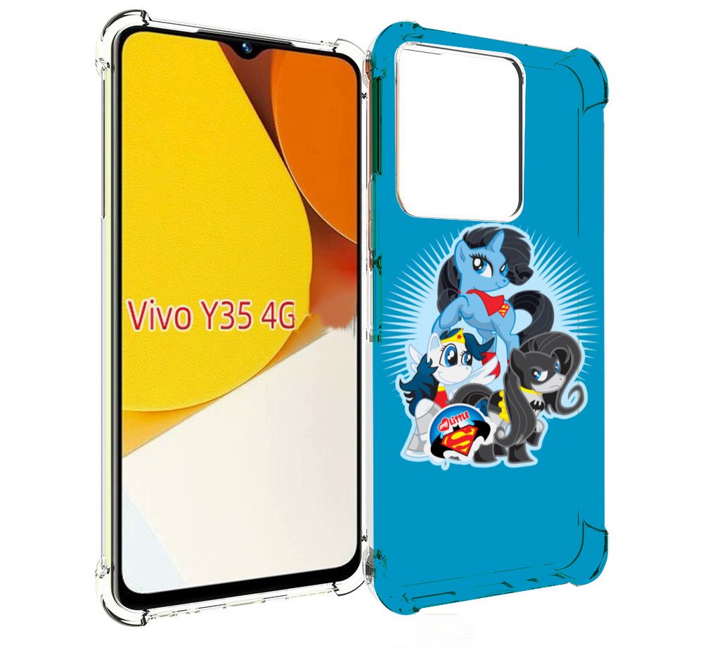 

Чехол MyPads Пони-литл для Vivo Y35 4G 2022 / Vivo Y22, Прозрачный, Tocco