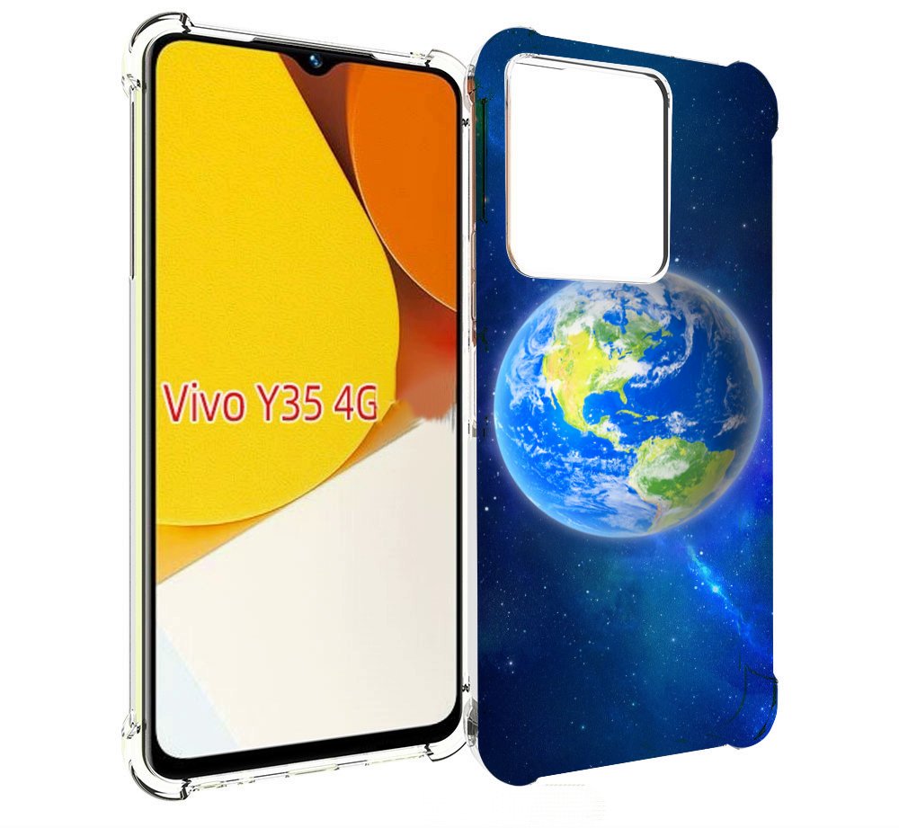 

Чехол MyPads Планета-Земля для Vivo Y35 4G 2022 / Vivo Y22, Прозрачный, Tocco