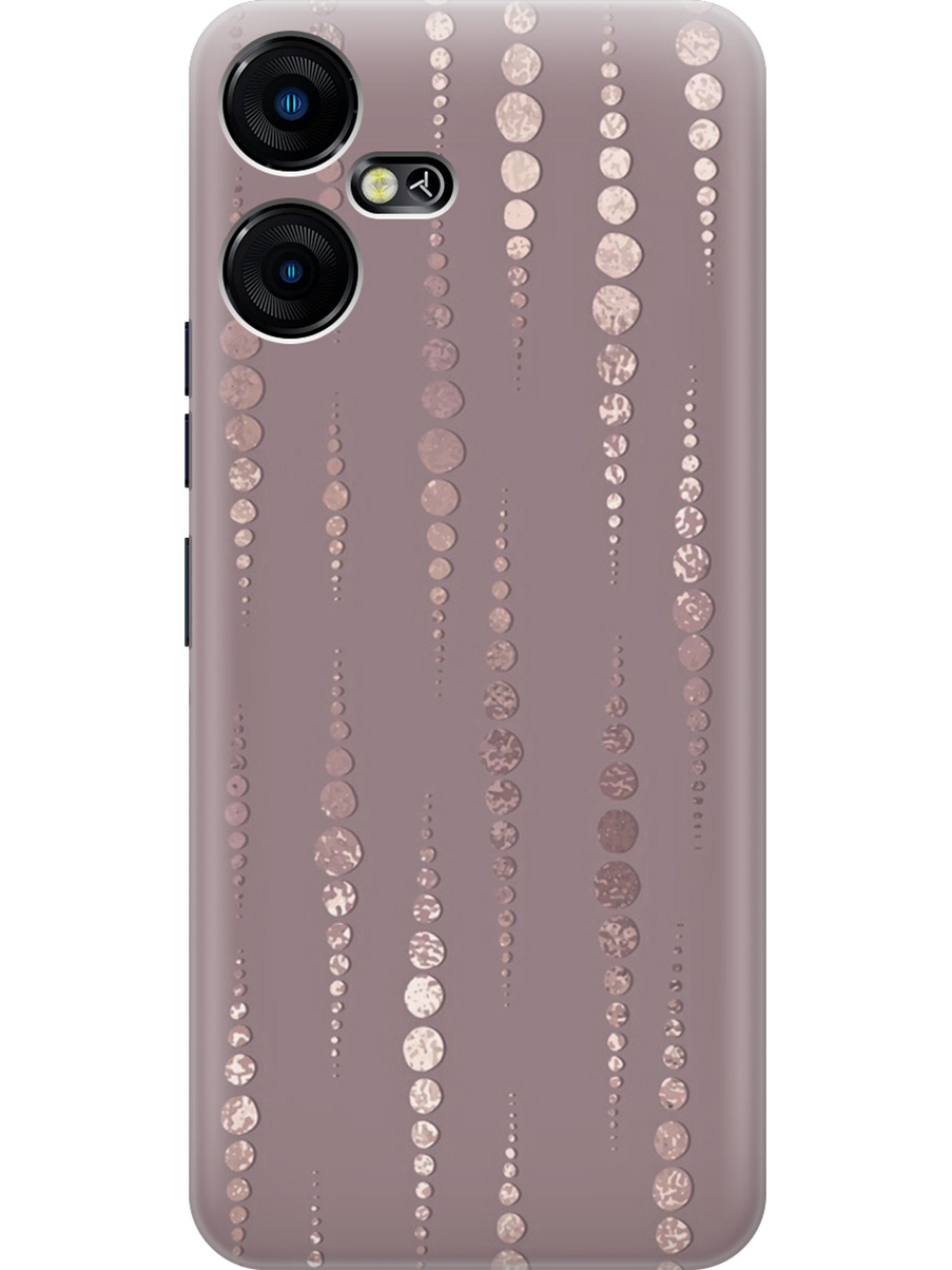 

Силиконовый чехол на Tecno Pova Neo 3 "Монеты в розовых песках", Белый;розовый, 20001480
