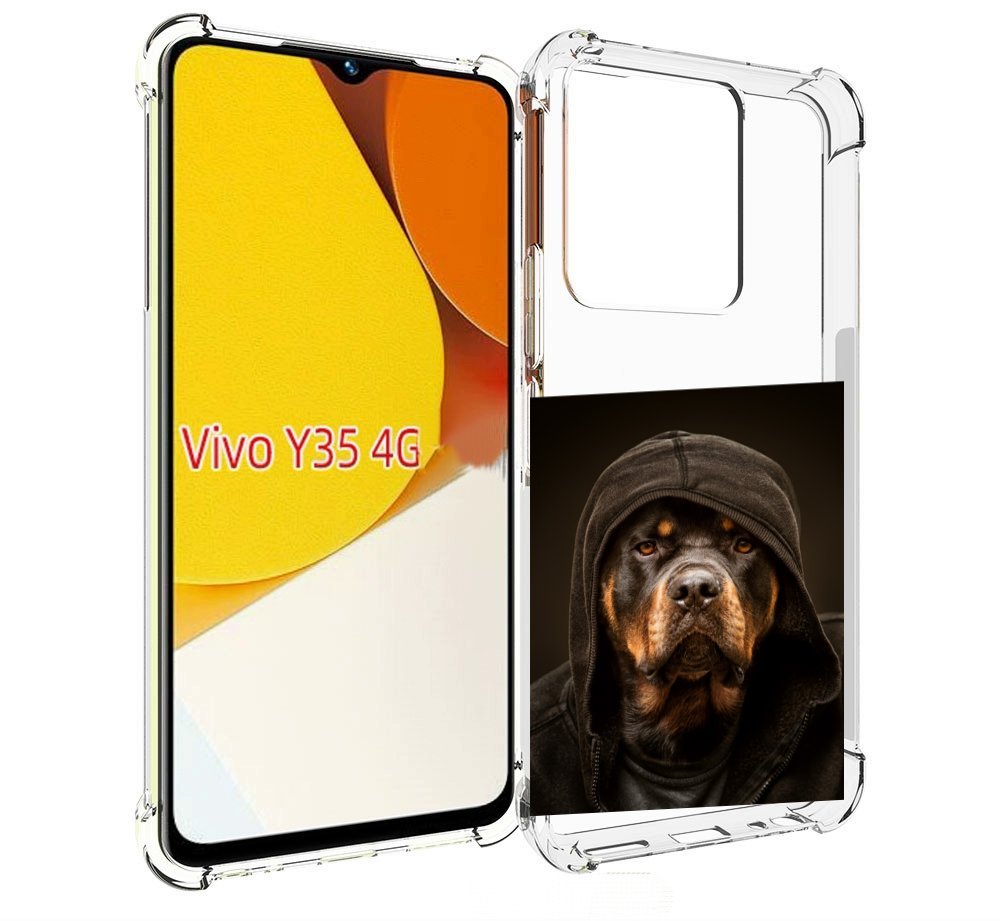 

Чехол MyPads Пес-барбос для Vivo Y35 4G 2022 / Vivo Y22, Прозрачный, Tocco