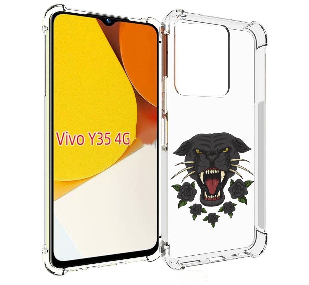 

Чехол MyPads Пантера для Vivo Y35 4G 2022 / Vivo Y22, Прозрачный, Tocco