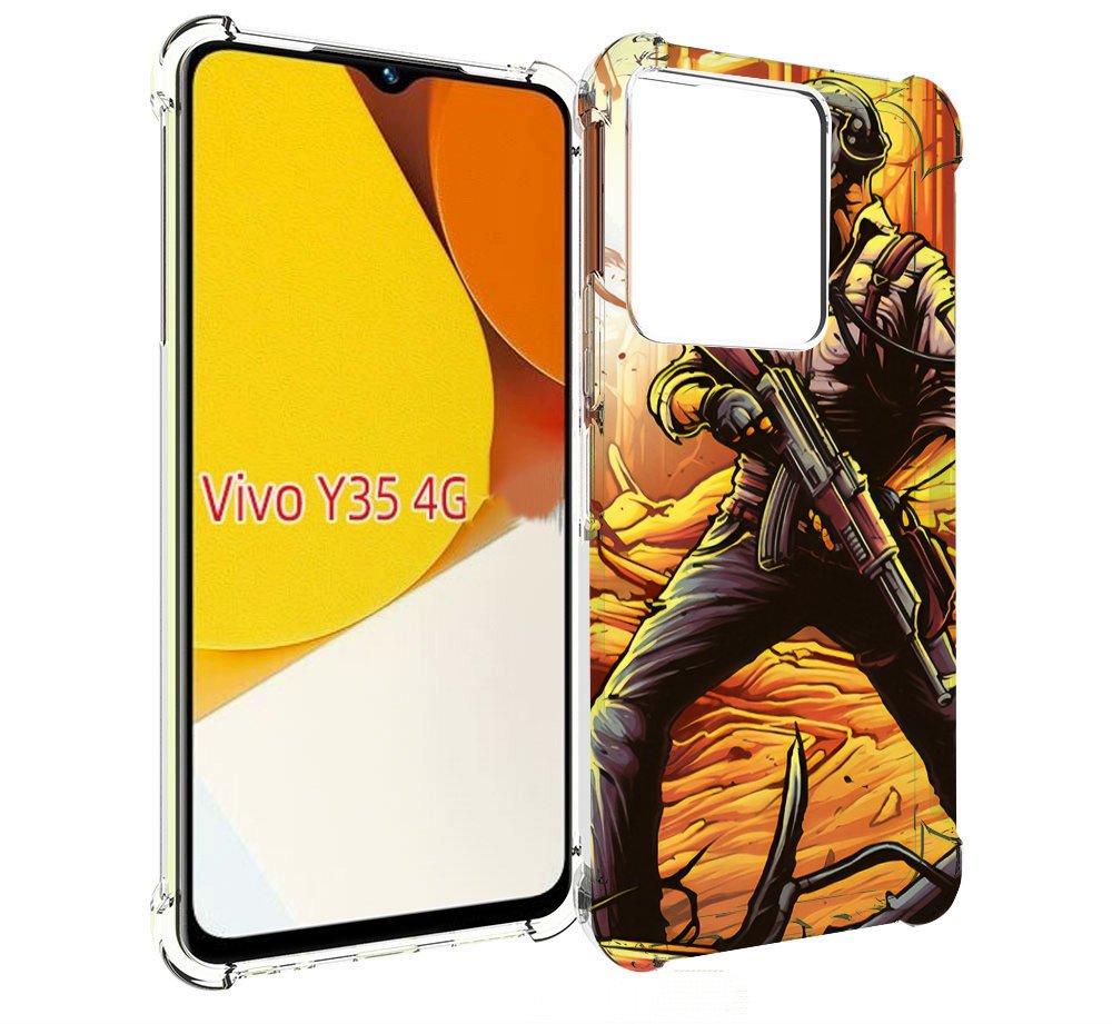 

Чехол MyPads Пабг для Vivo Y35 4G 2022 / Vivo Y22, Прозрачный, Tocco