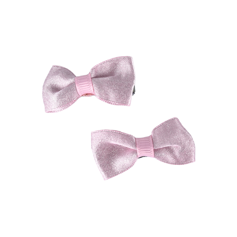 

Набор заколок для волос Accessories Бантики l=4.5 см 2 шт, Розовый