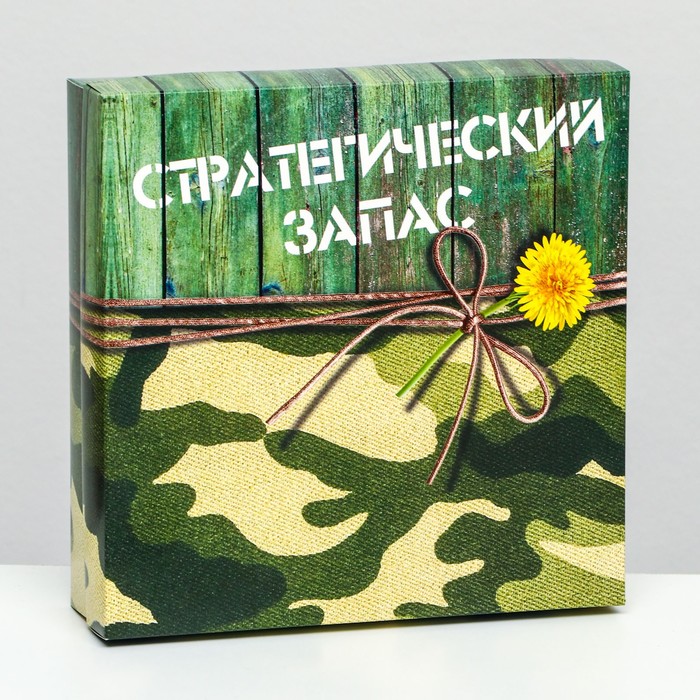 

Коробка складная, "Стратегический запас" 23 х 23 х 6,5 см (5 шт.), Зеленый