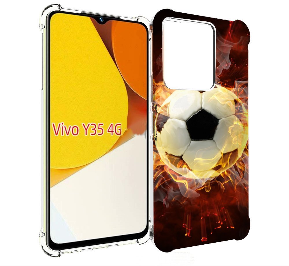 

Чехол MyPads Огненный-мяч для Vivo Y35 4G 2022 / Vivo Y22, Прозрачный, Tocco