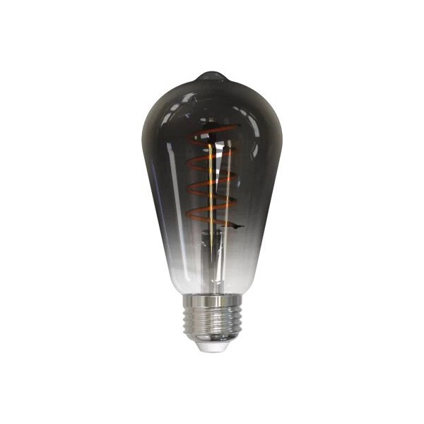 Умная лампочка филаментная Geozon FL-04 E27 black ST64 умная лампочка geozon rg 03 rgb e27 g95