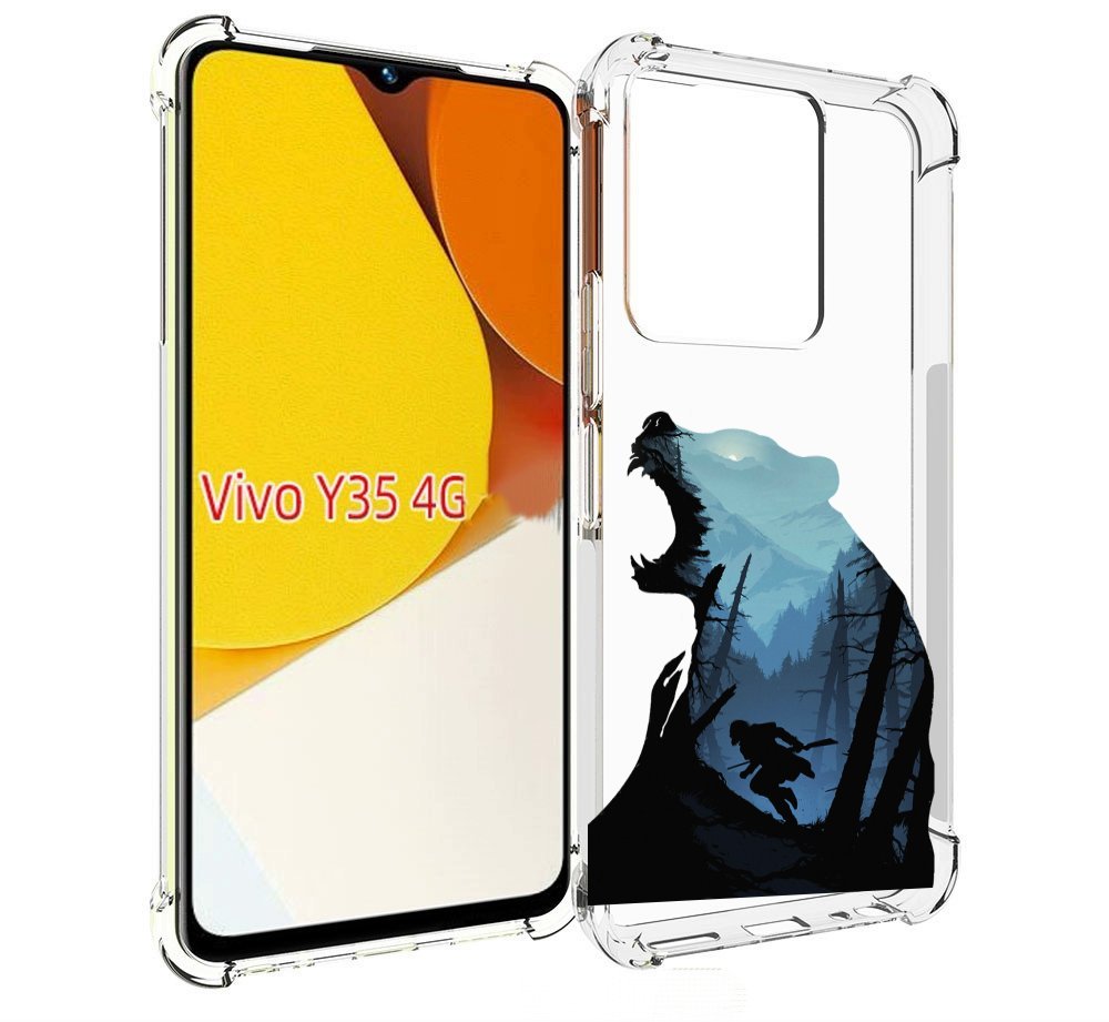 

Чехол MyPads Ночной-медведь для Vivo Y35 4G 2022 / Vivo Y22, Прозрачный, Tocco