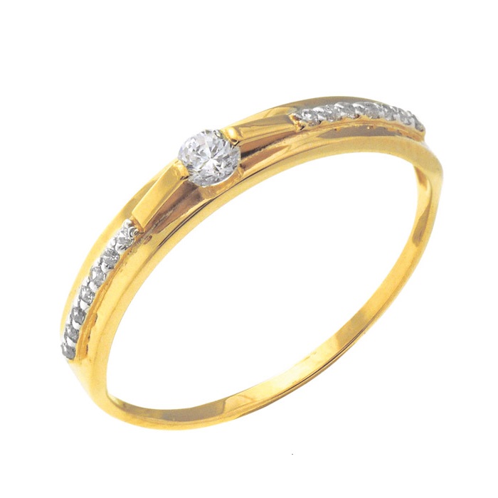 

Кольцо из золота р.  DIAMOND PRIME 23-1-DD-R-082939, бриллиант, 23-1-DD-R-082939