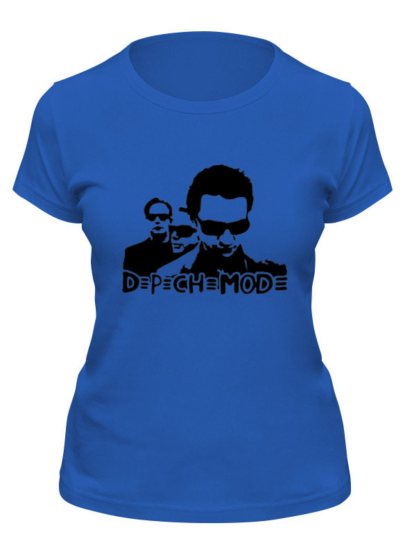 Футболка женская Printio Depeche mode синяя S