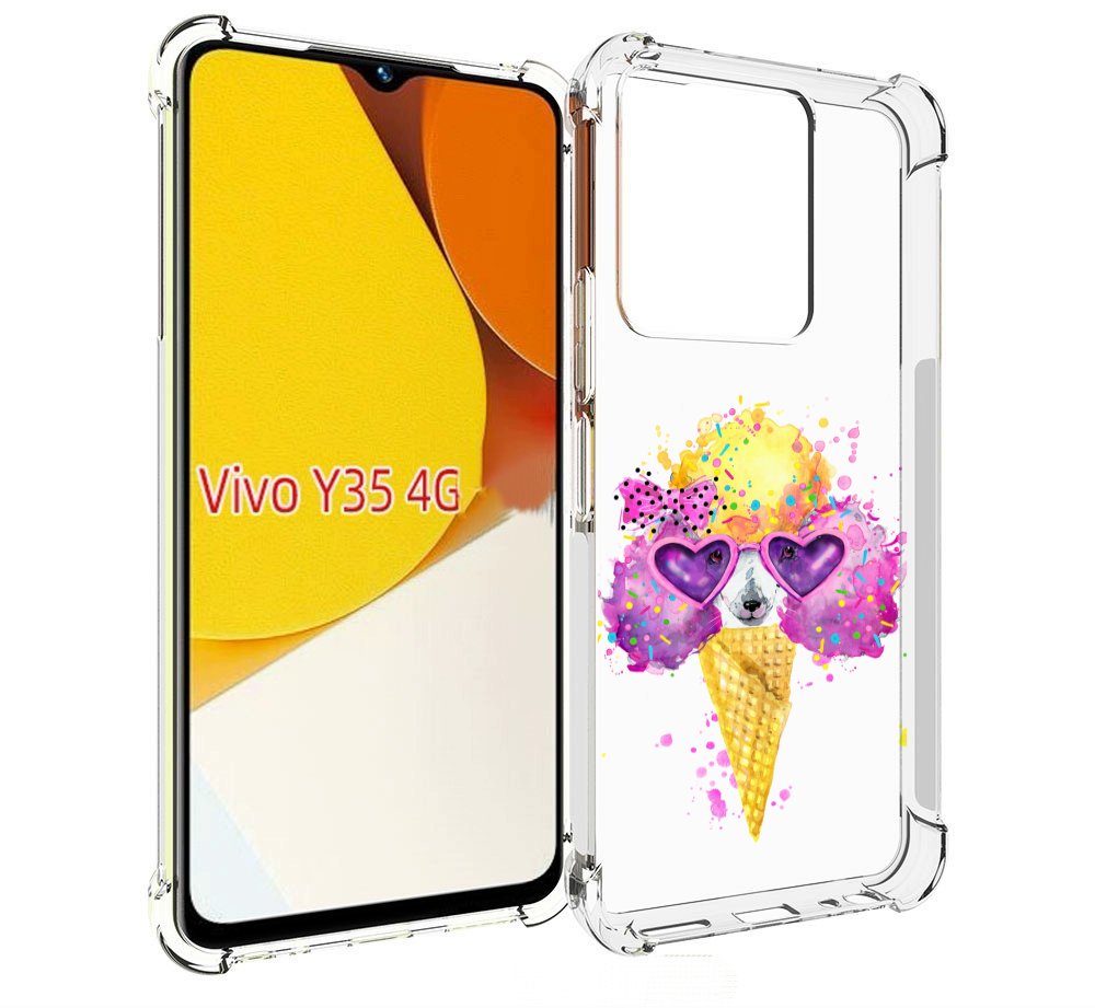 

Чехол MyPads Рожок для Vivo Y35 4G 2022 / Vivo Y22, Прозрачный, Tocco