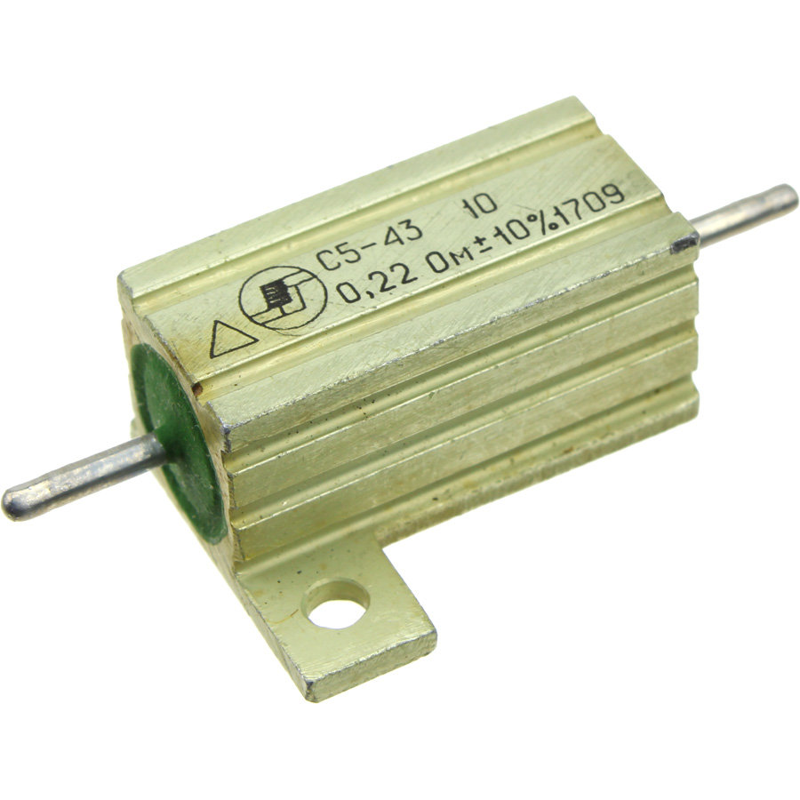 

Резистор 0.22 Ом 10 Ватт