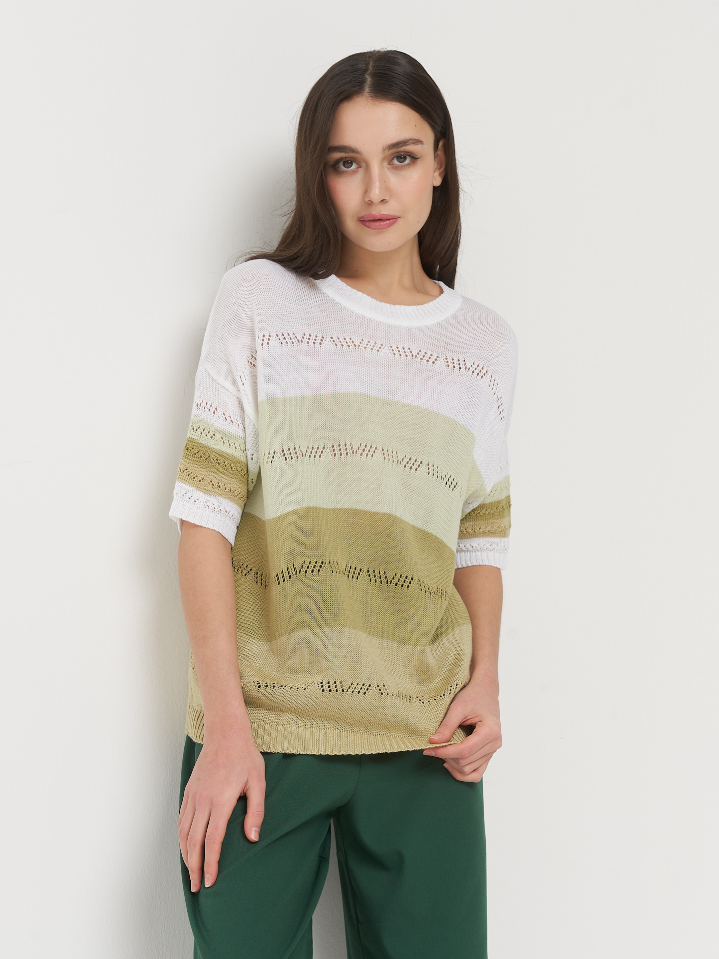 

Джемпер женский VAY 5221-41259 зеленый 52 RU, 5221-41259