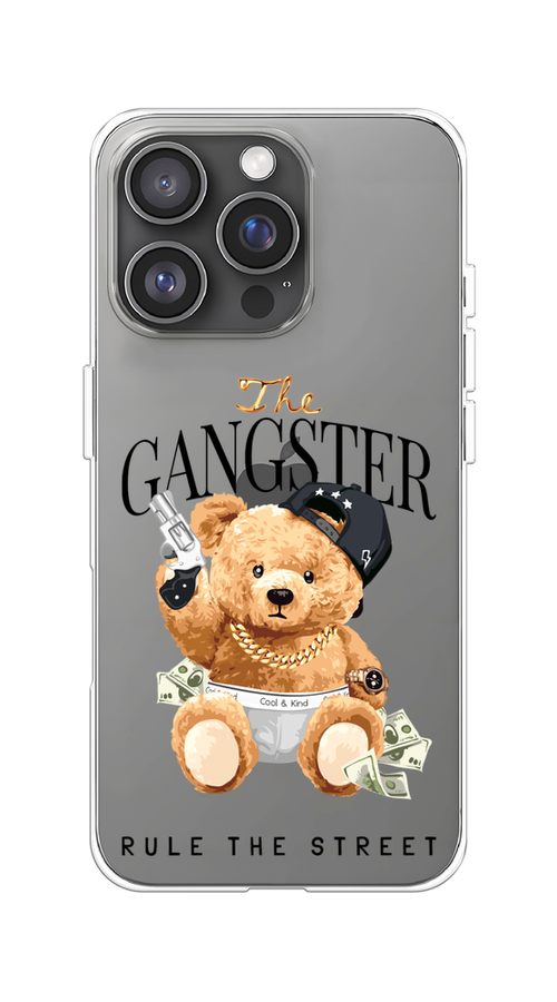 

Чехол на Apple iPhone 16 Pro "The Gangster", Бежевый;серый;черный, 16250-1