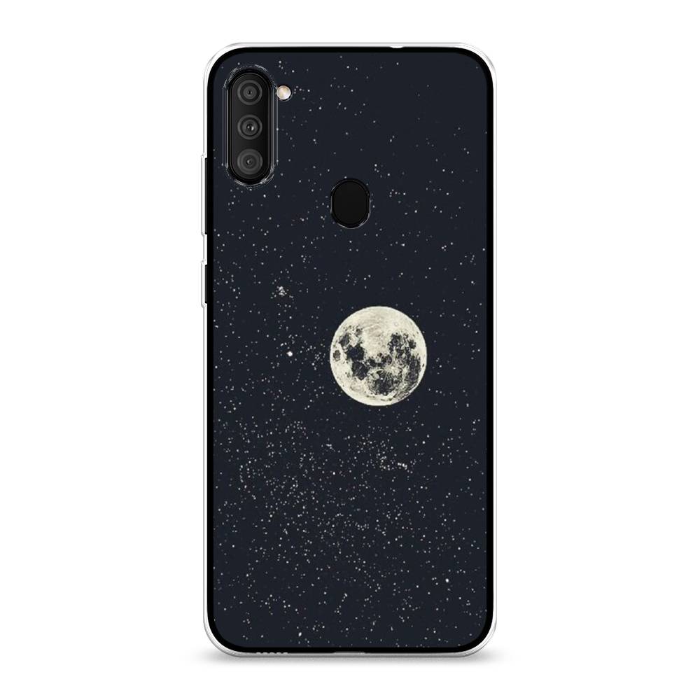 

Чехол на Samsung Galaxy M11 "Полнолуние", Красный, 2100650-2