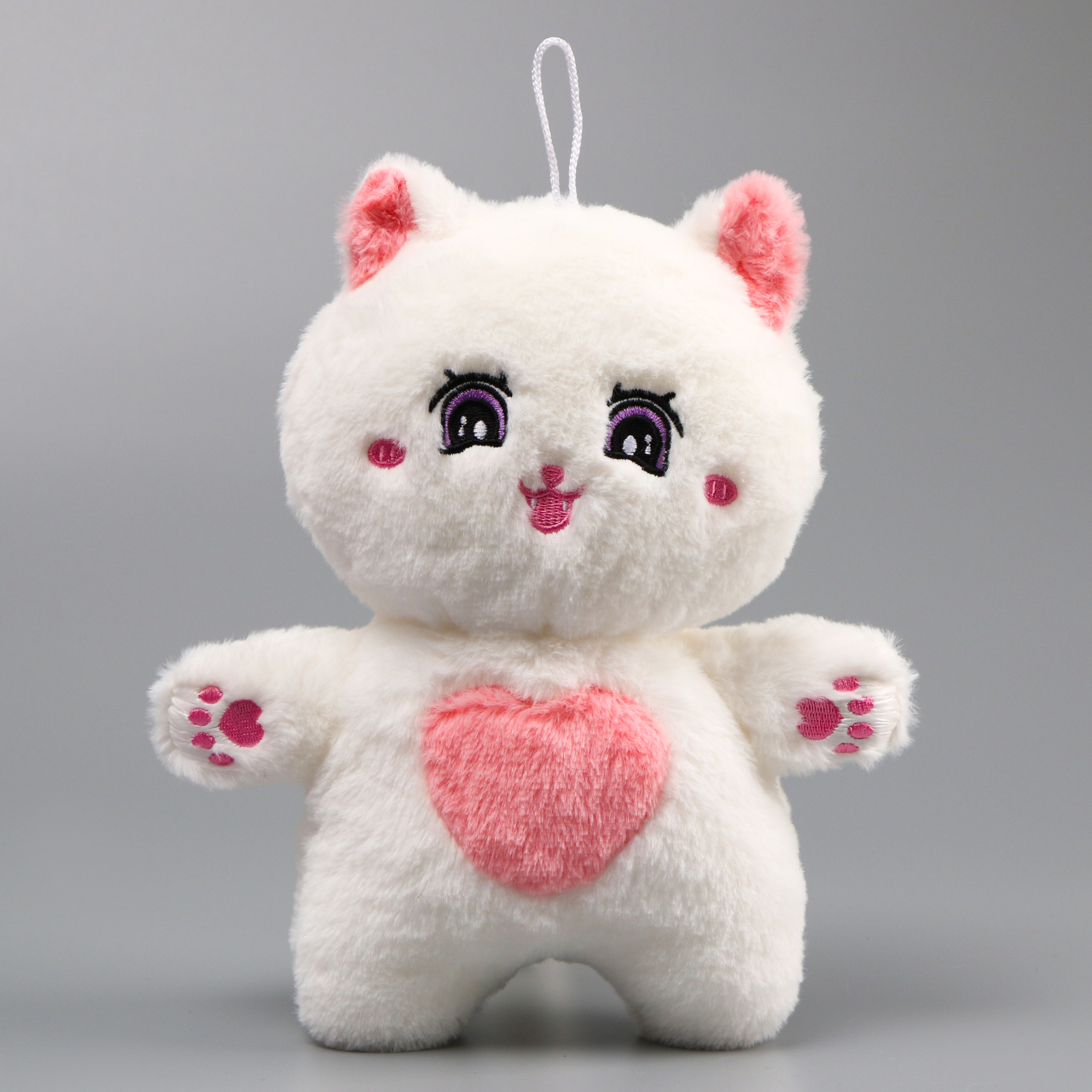

Мягкая игрушка "Кот", 24 см, цвет белый