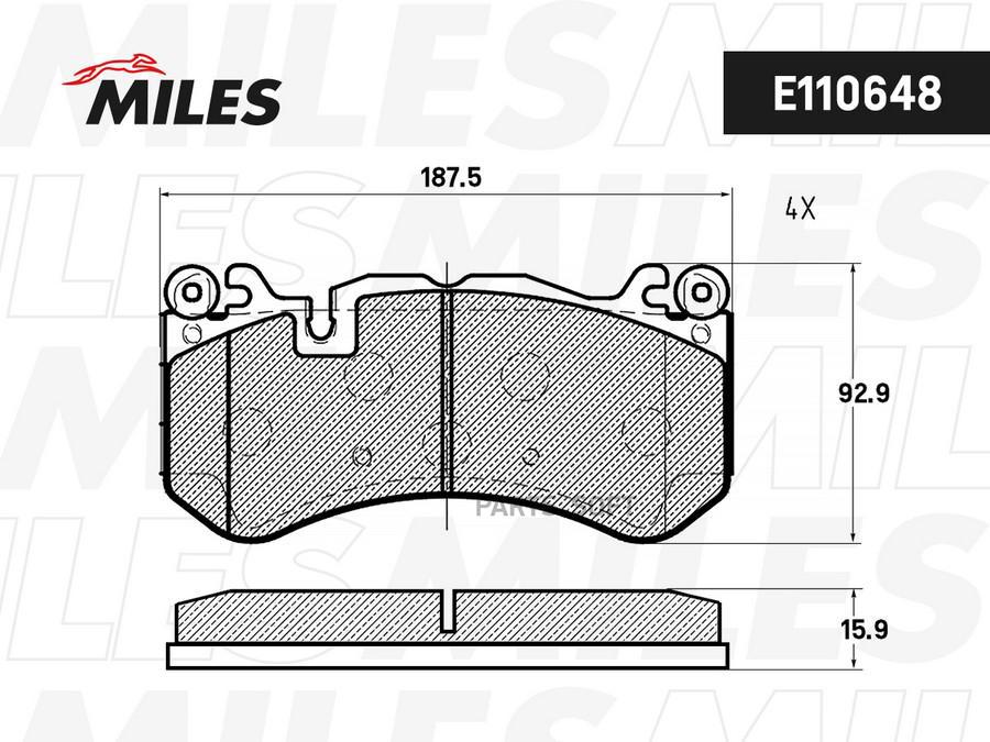 

Колодки Тормозные Передние W204/W211/W212/R230 63/65Amg 06- (Trw Gdb1734) E110648