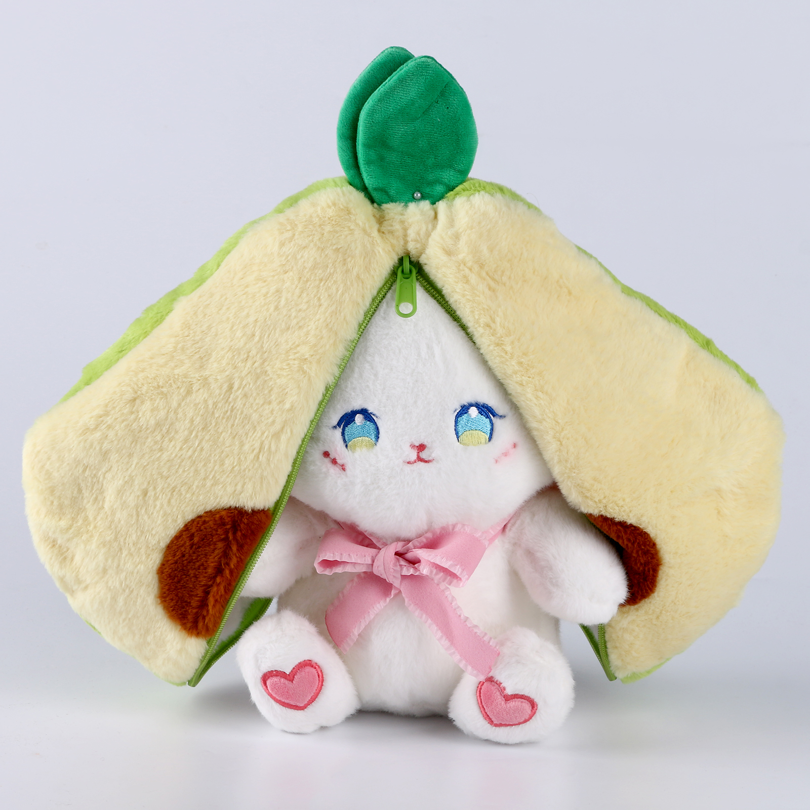 

Мягкая игрушка "Зайка-авокадо", 33 см, Розовый