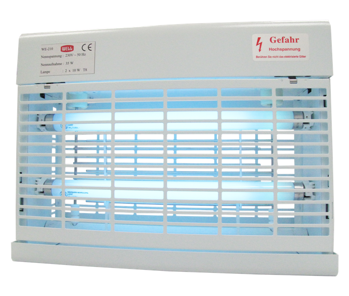 WELL WE-100-210 Металл, 60 кв.м, лампа 2x10W, 37x13x30 см., 6,5 кг.