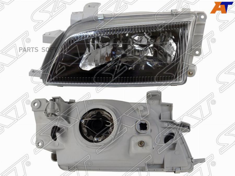 

SAT Фара TOYOTA CALDINA/CARINA E 92-96 LH черный хрусталь, ST2121156BL