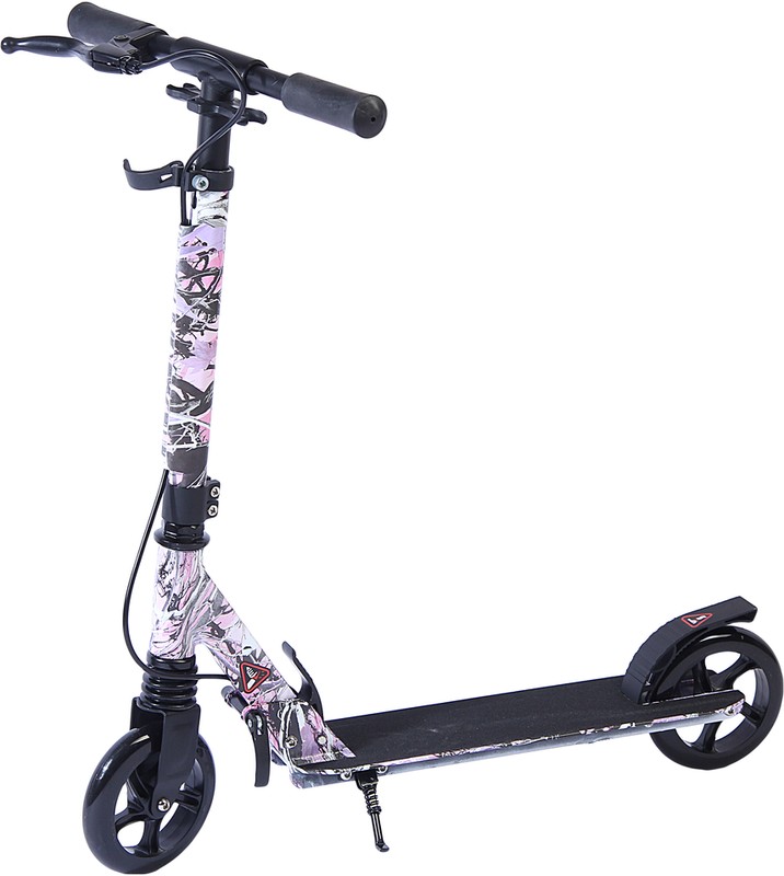 Самокат 2-х колесный (колесо 145мм) до 100кг алюминий ручной тормоз  1шт