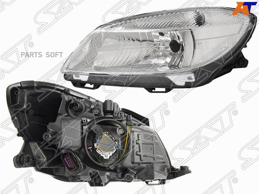 

SAT Фара SKODA FABIA/ROOMSTER 10-14 LH хром, ST6651122L