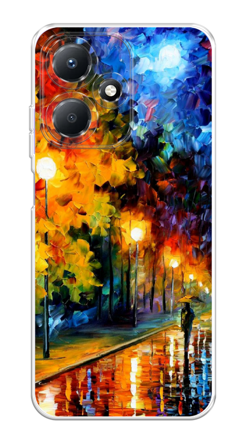 

Чехол на Infinix Hot 30 Play "Безлюдная улочка", Оранжевый;желтый;синий, 3104250-1