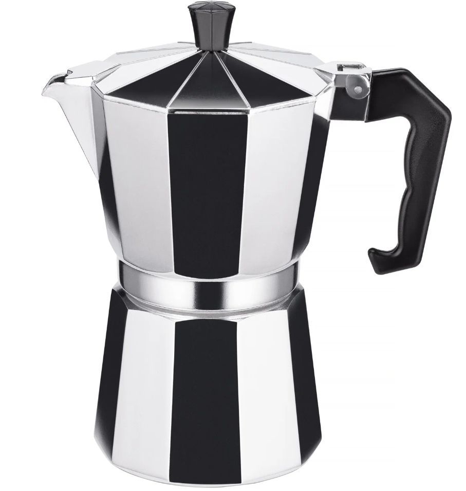 

TECO TC-401-6 CUPS Кофеварка гейзерная (300 мл) сталь, Серебристый
