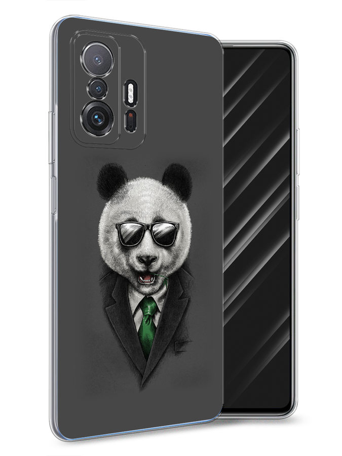 

Чехол Awog на Xiaomi Mi 11T/11T Pro "Деловая панда", Разноцветный, 311250-10