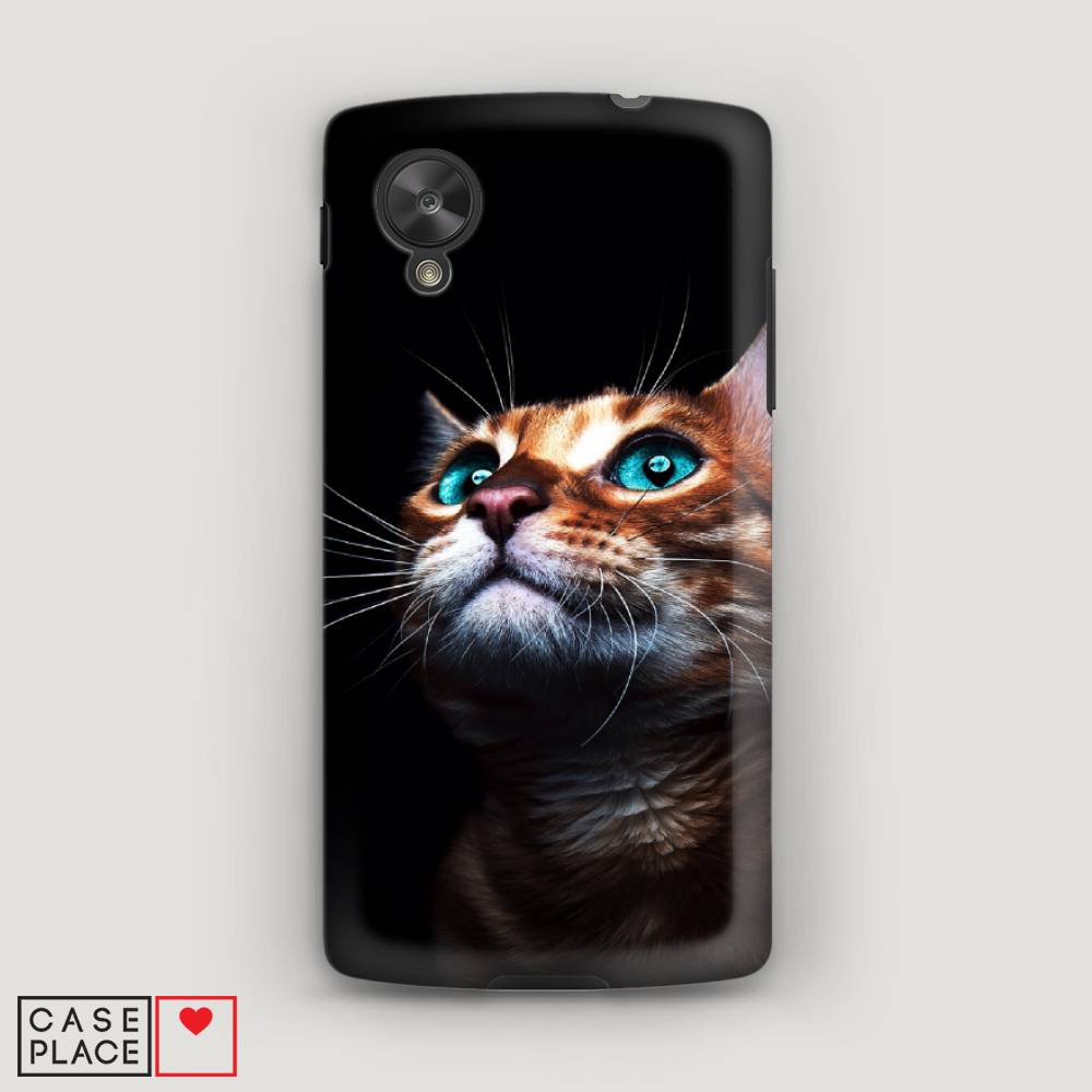 фото Чехол awog "мечтательный кот" для lg nexus 5