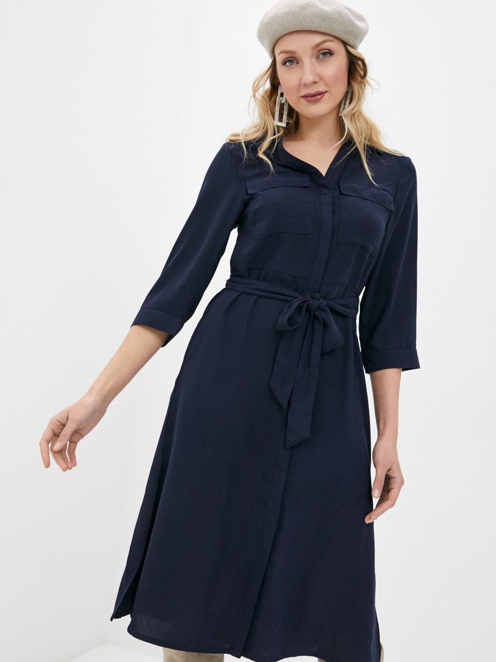 

Платье женское Incity 1.1.1.21.01.44.06098/001675 синее M, 1.1.1.21.01.44.06098/001675