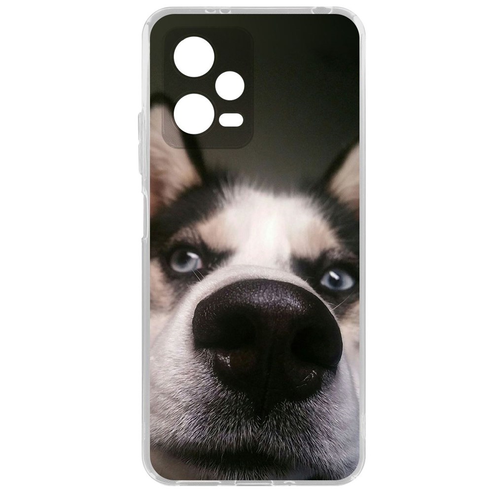 

Чехол-накладка Krutoff Clear Case Нос для Xiaomi Poco X5, Прозрачный