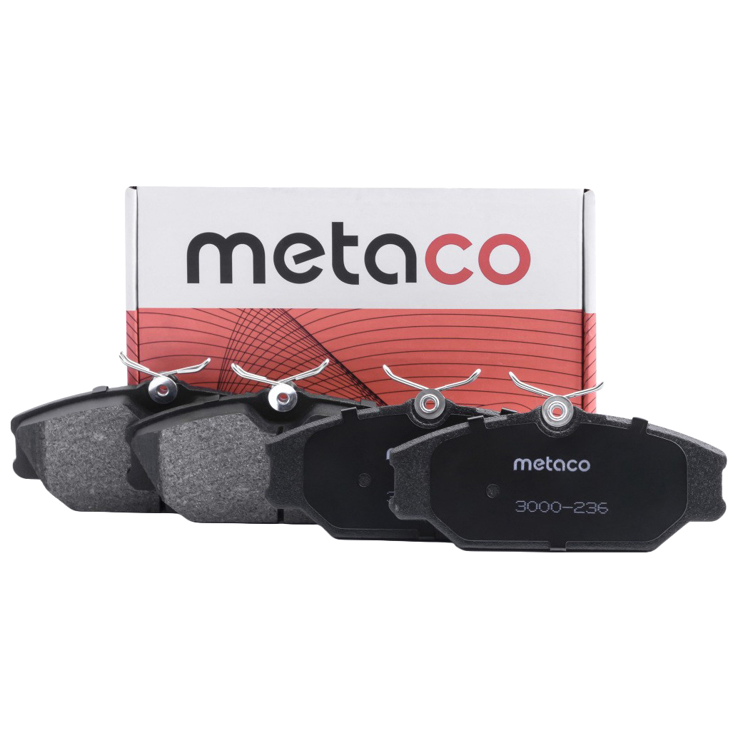 

Колодки пер.к-кт Renault Megane I , Renault Laguna II METACO 3000236