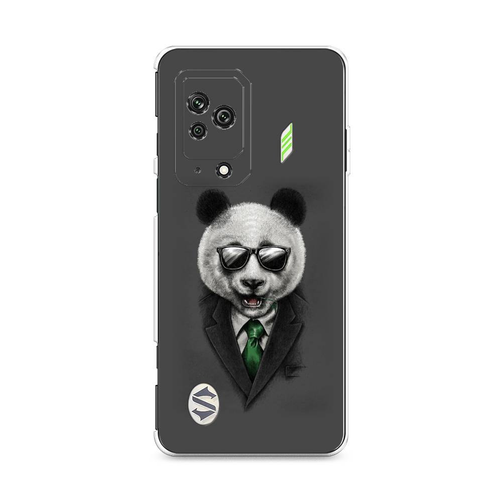 

Чехол Awog на Xiaomi Black Shark 5 "Деловая панда", Разноцветный, 314050-10