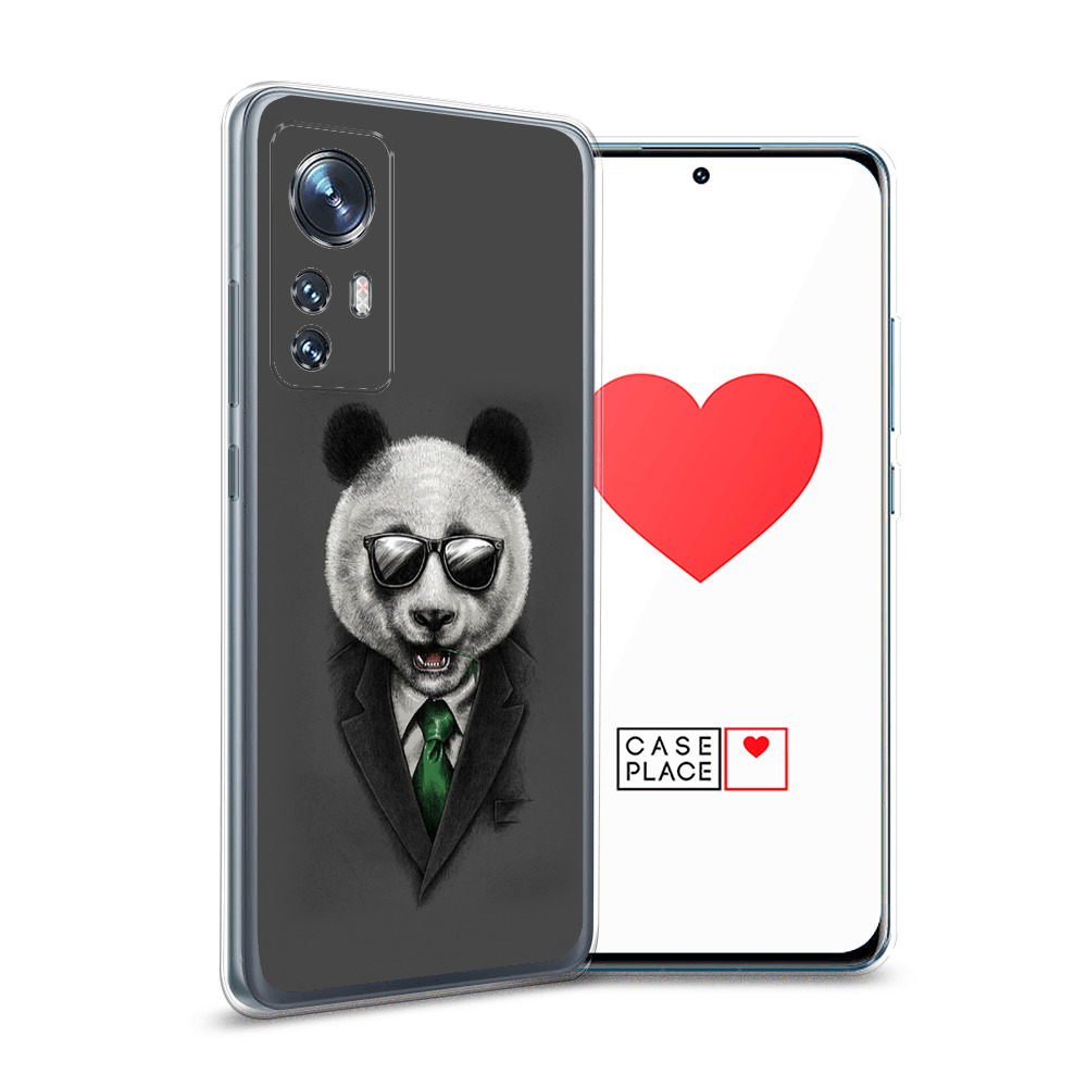 

Силиконовый чехол Awog "Деловая панда" для Xiaomi 12, Серый, 312350-10