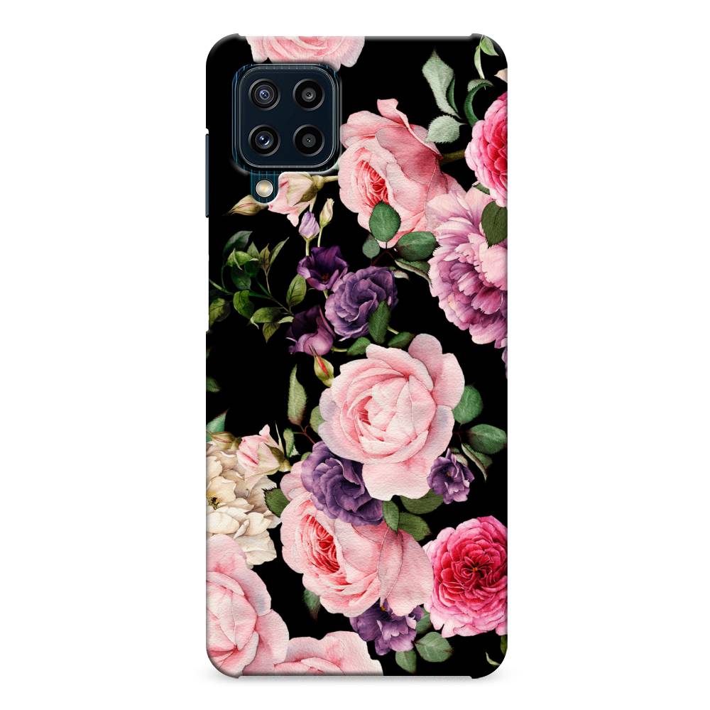 

Пластиковый чехол "Пионы на черном" на Samsung Galaxy M32
