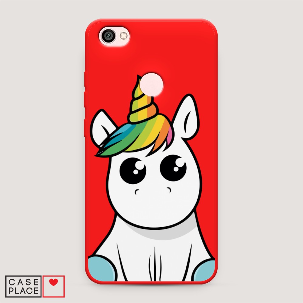 

Матовый силиконовый чехол "Глазастый единорог" на Xiaomi Redmi Note 5A, Глазастый единорог