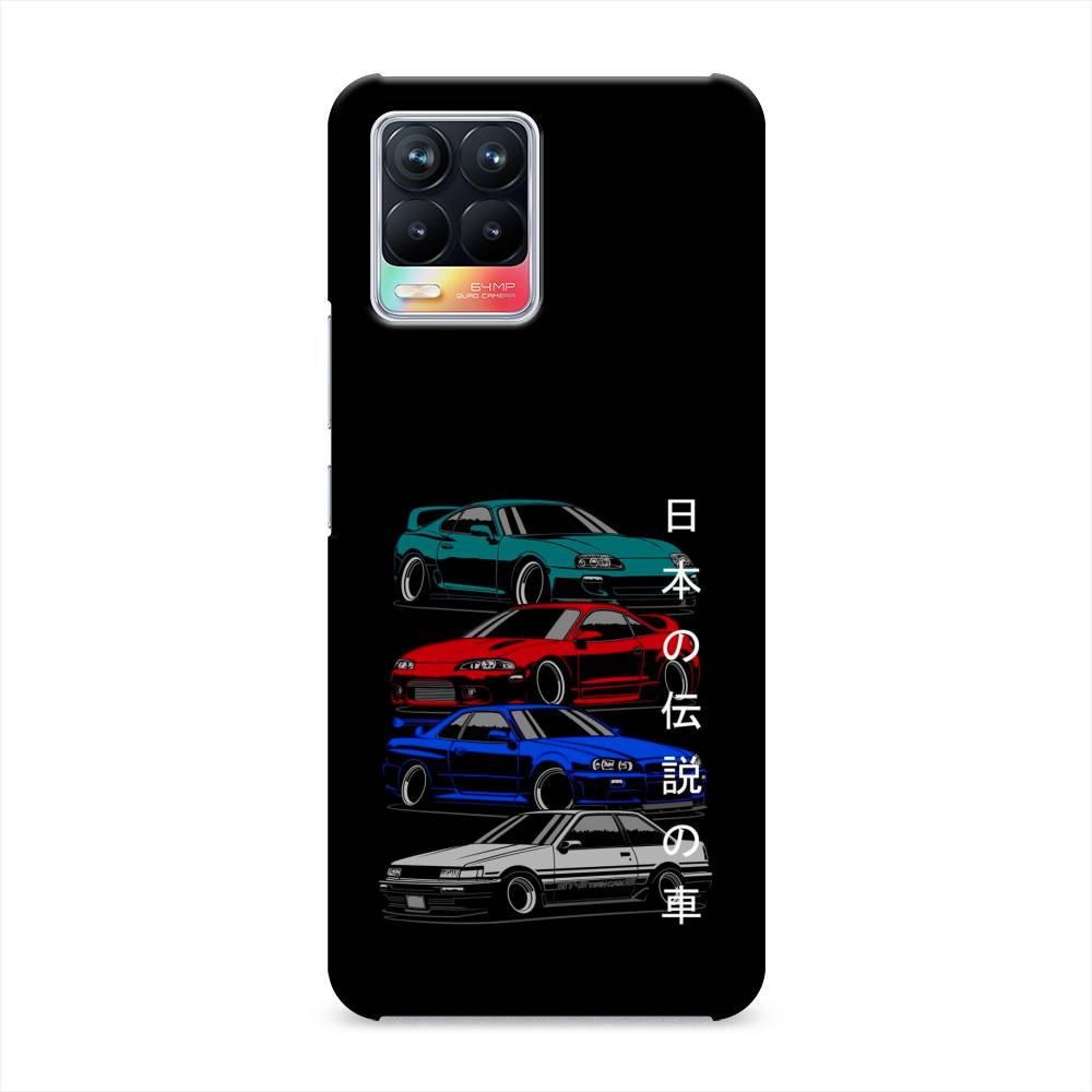 

Пластиковый чехол "JDM Legend cars" на Realme 8, 255420-4