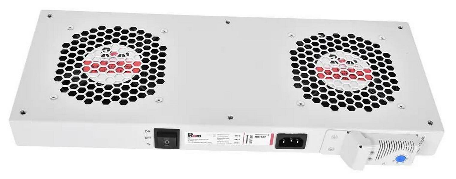 

Модуль вентиляторный Rem R-FAN-2T 2 вент. с термостатом серый упак.1шт, Модуль вентиляторный Rem (R-FAN-2T) 2 вент. с термостатом серый (упак.:1шт)