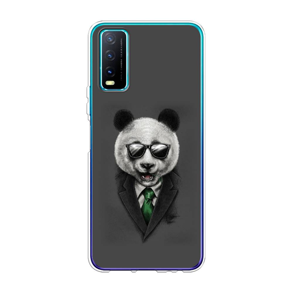 

Чехол Awog на Vivo Y20 "Деловая панда", Разноцветный, 263650-10