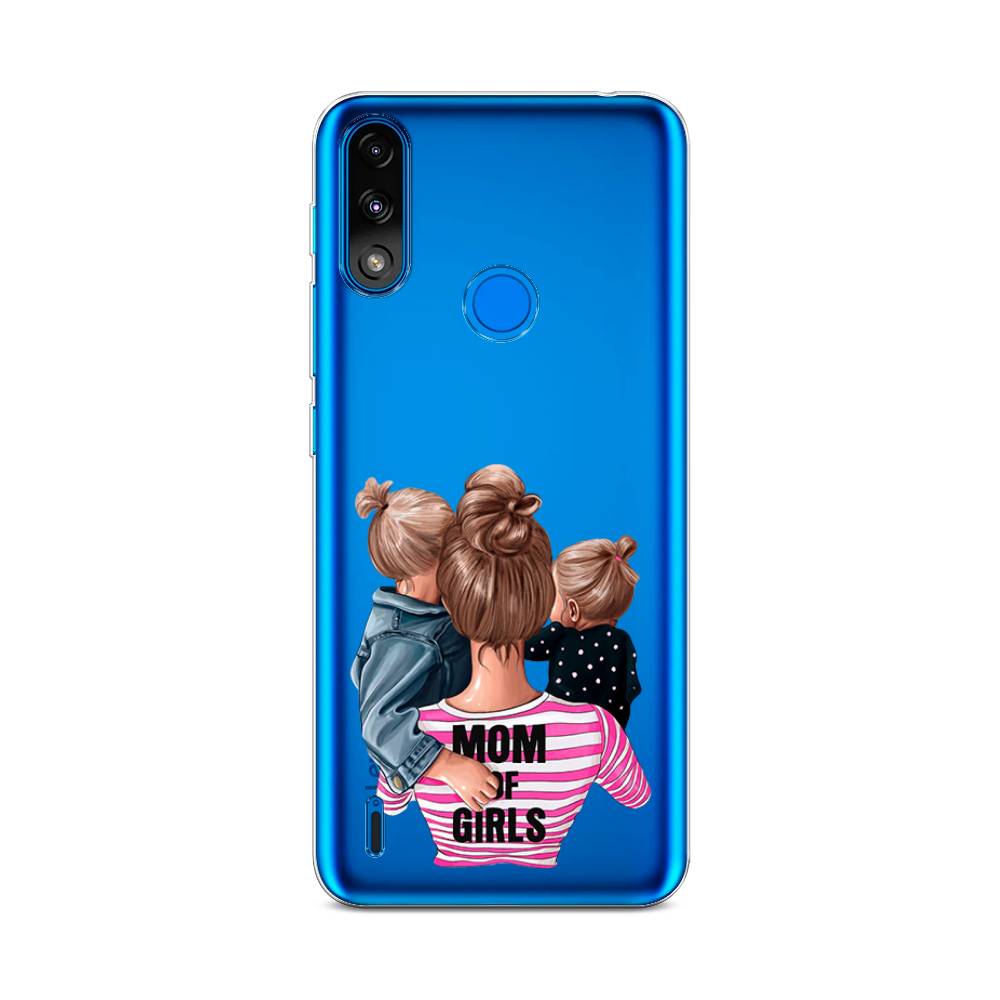 

Чехол Awog на Lenovo K13 / Леново K13 "Mom of Girls", Синий;розовый;черный, 113050-6