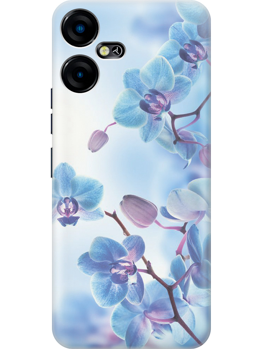 

Силиконовый чехол на Tecno Pova Neo 3 "Голубые орхидеи", Голубой;серый, 20001480
