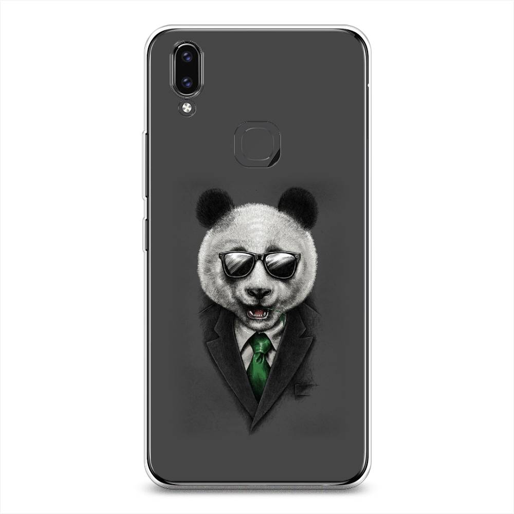 

Чехол Awog на Vivo V9/Y85 "Деловая панда", Разноцветный, 260150-10