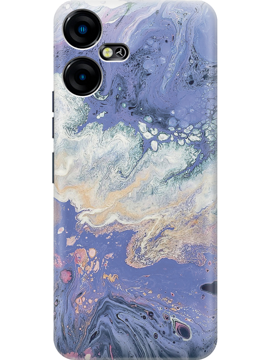 

Силиконовый чехол на Tecno Pova Neo 3 "Фиолетовый мрамор", Белый;желтый;фиолетовый, 20001480