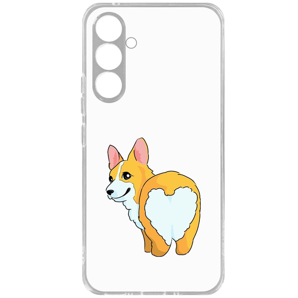 

Чехол-накладка Krutoff Clear Case Рисованный корги вид 2 для Samsung Galaxy A54 5G, Прозрачный