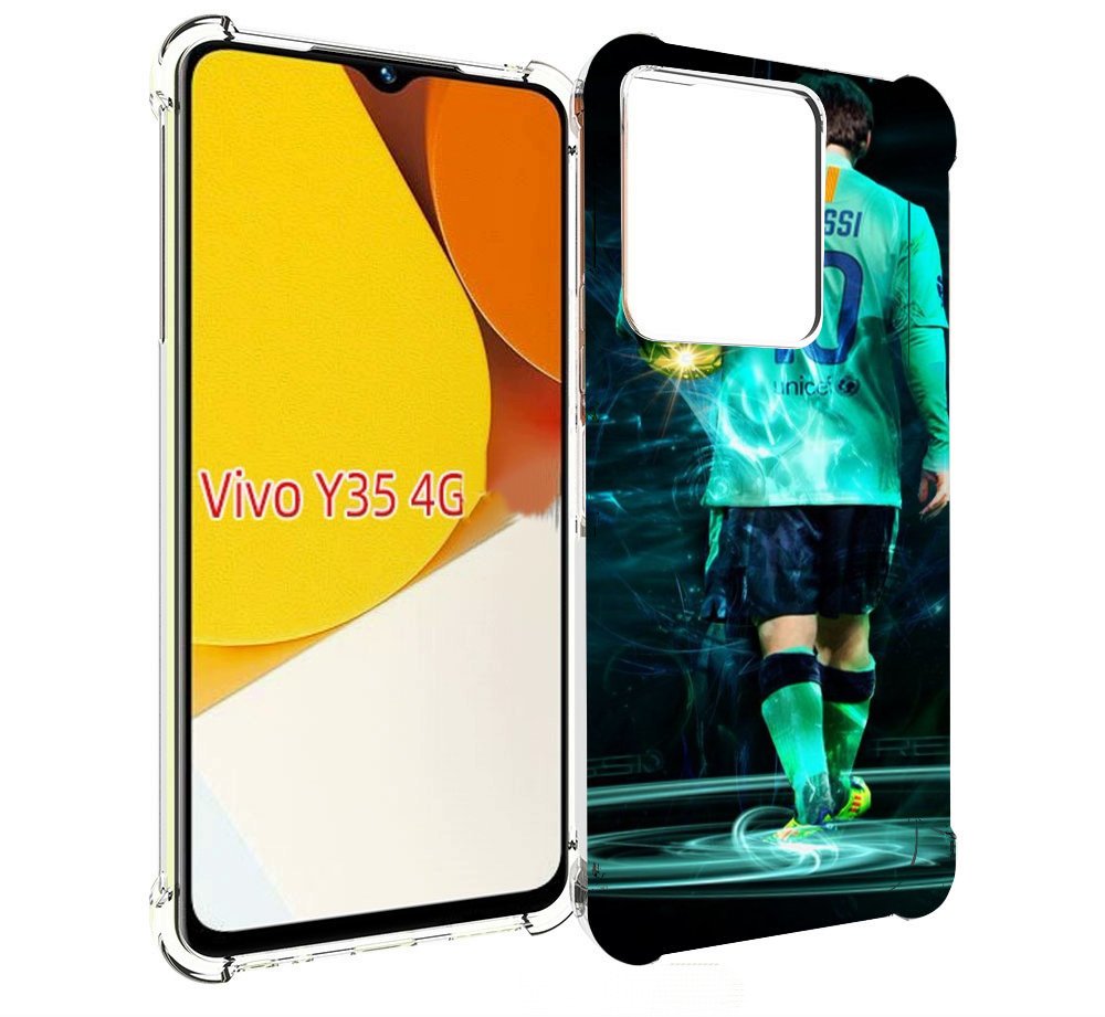 

Чехол MyPads Месси мужской для Vivo Y35 4G 2022 / Vivo Y22, Прозрачный, Tocco