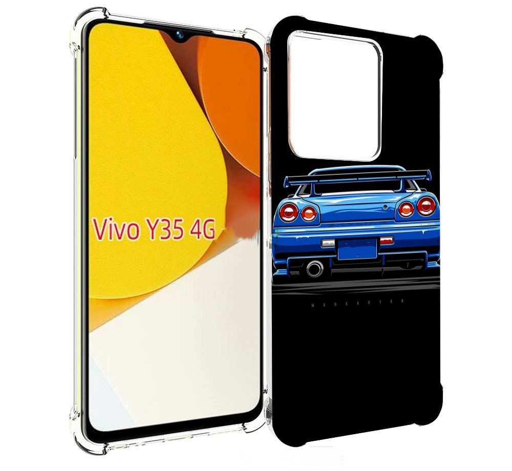 

Чехол MyPads Машина-синяя мужской для Vivo Y35 4G 2022 / Vivo Y22, Прозрачный, Tocco
