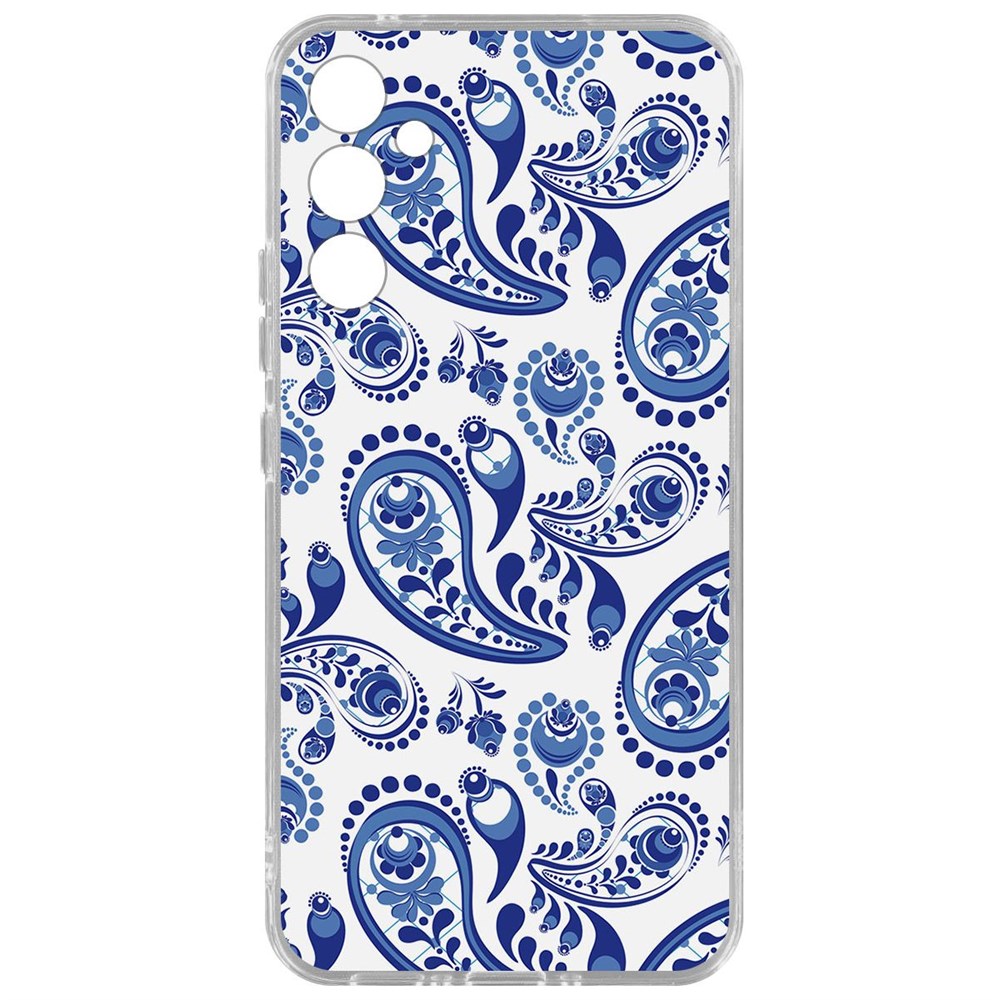 

Чехол-накладка Krutoff Clear Case Гжель для Samsung Galaxy A34 5G, Прозрачный