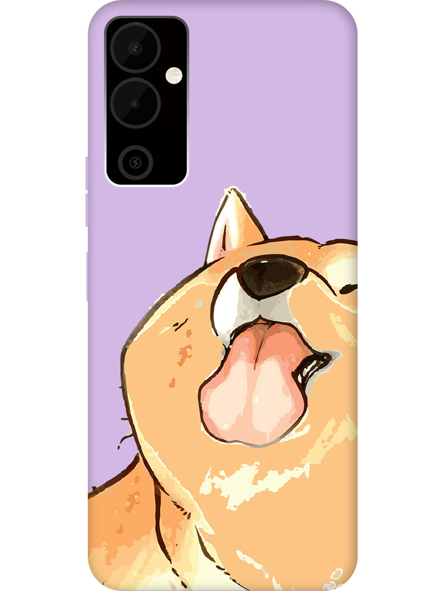 

Силиконовый чехол на Tecno Pova Neo 2 "Shiba" сиреневый, Фиолетовый;бежевый;коричневый, 20001479