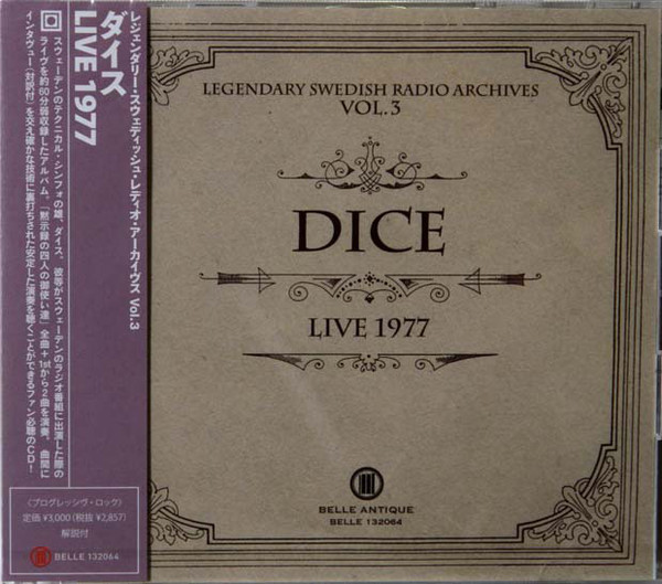 

Dice - Live 1977 (1 CD), 1 CD