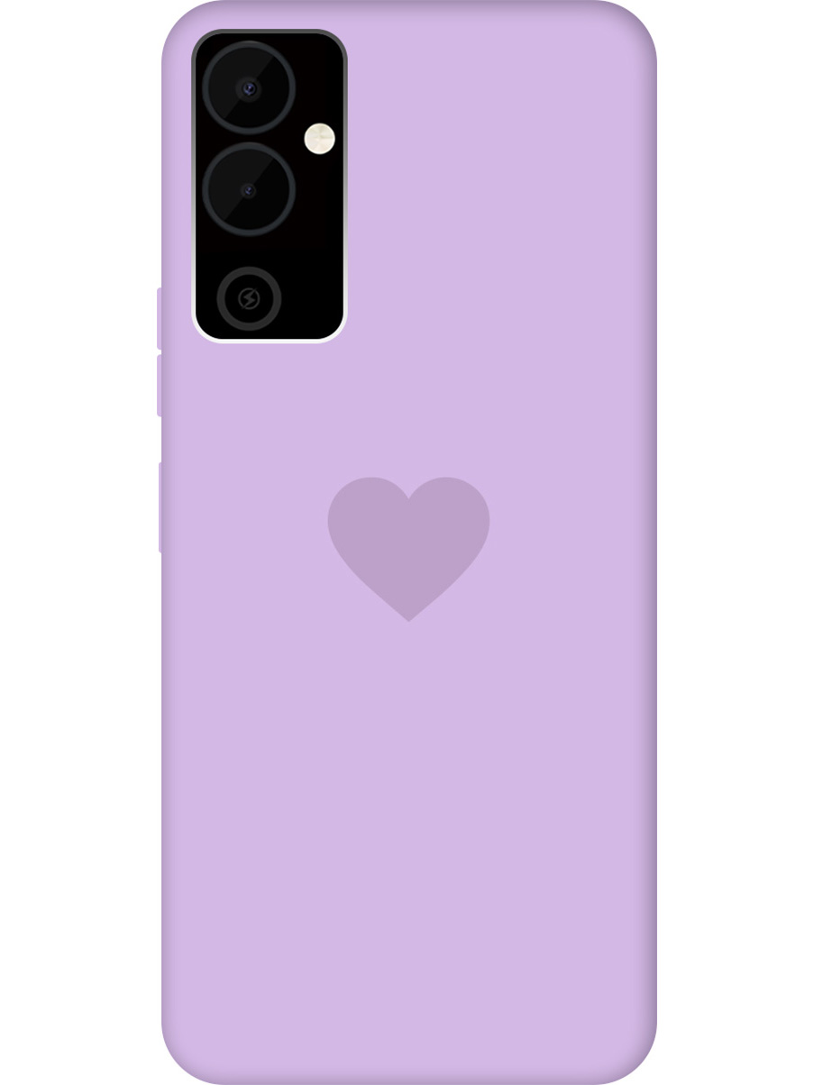 

Силиконовый чехол на Tecno Pova Neo 2 "Heart" сиреневый, Фиолетовый, 20001479